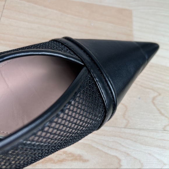 Zara pointy toe kitten heel pumps with mesh detail - Picture 4 of 12